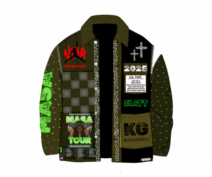 Diamonds Masa Jean Jacket