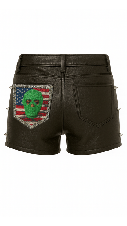 Masa Leather Shorts