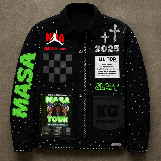 Diamonds Masa Jean Jacket